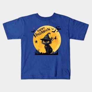 Halloween cat Kids T-Shirt